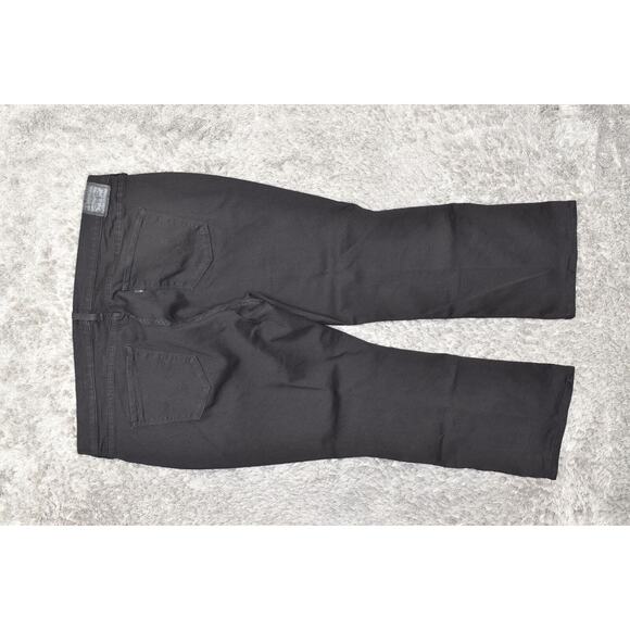 Levi's Women's Black Classic Bootcut Jeans 24W Plus Zip Solid Cotton Blend - Picture 3 of 7